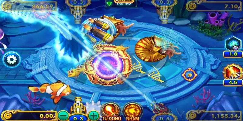 Game Bắn Cá Ngũ Long hiệu ứng đẹp