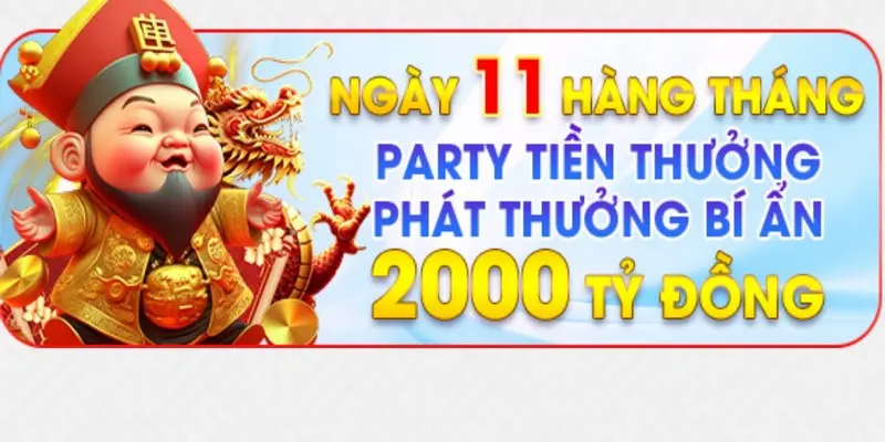 Party 2000 tỷ phát ngẫu nhiên cho thành viên